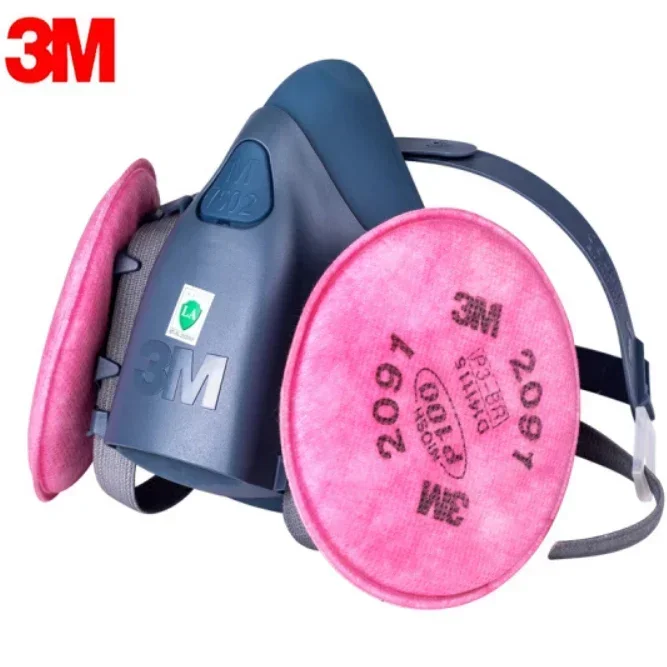 Dust Mask Construction - Maschera Respiratoria 3M 7502, Maschera Protettiva