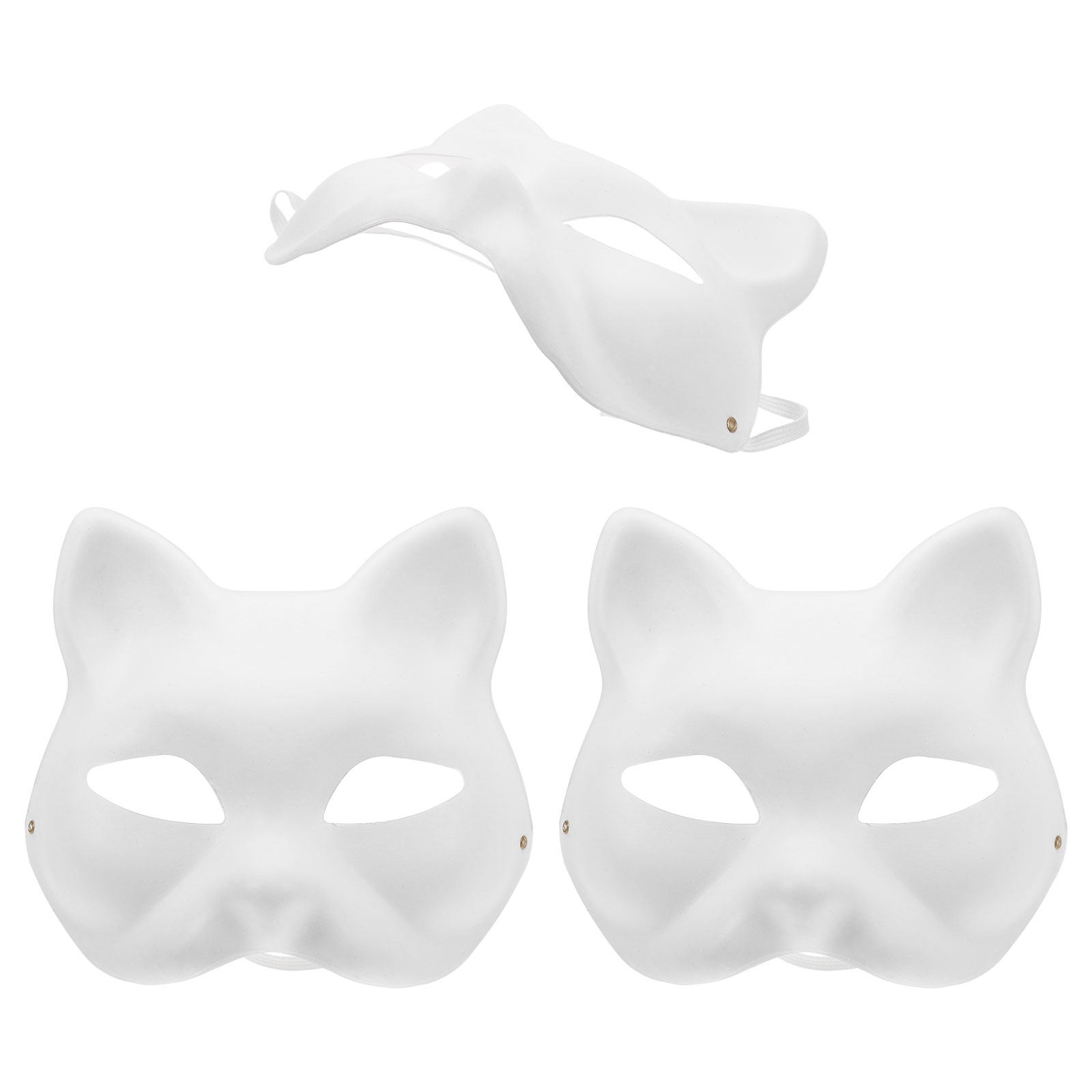Kids Face Mask - 3 maschere da gatto in carta