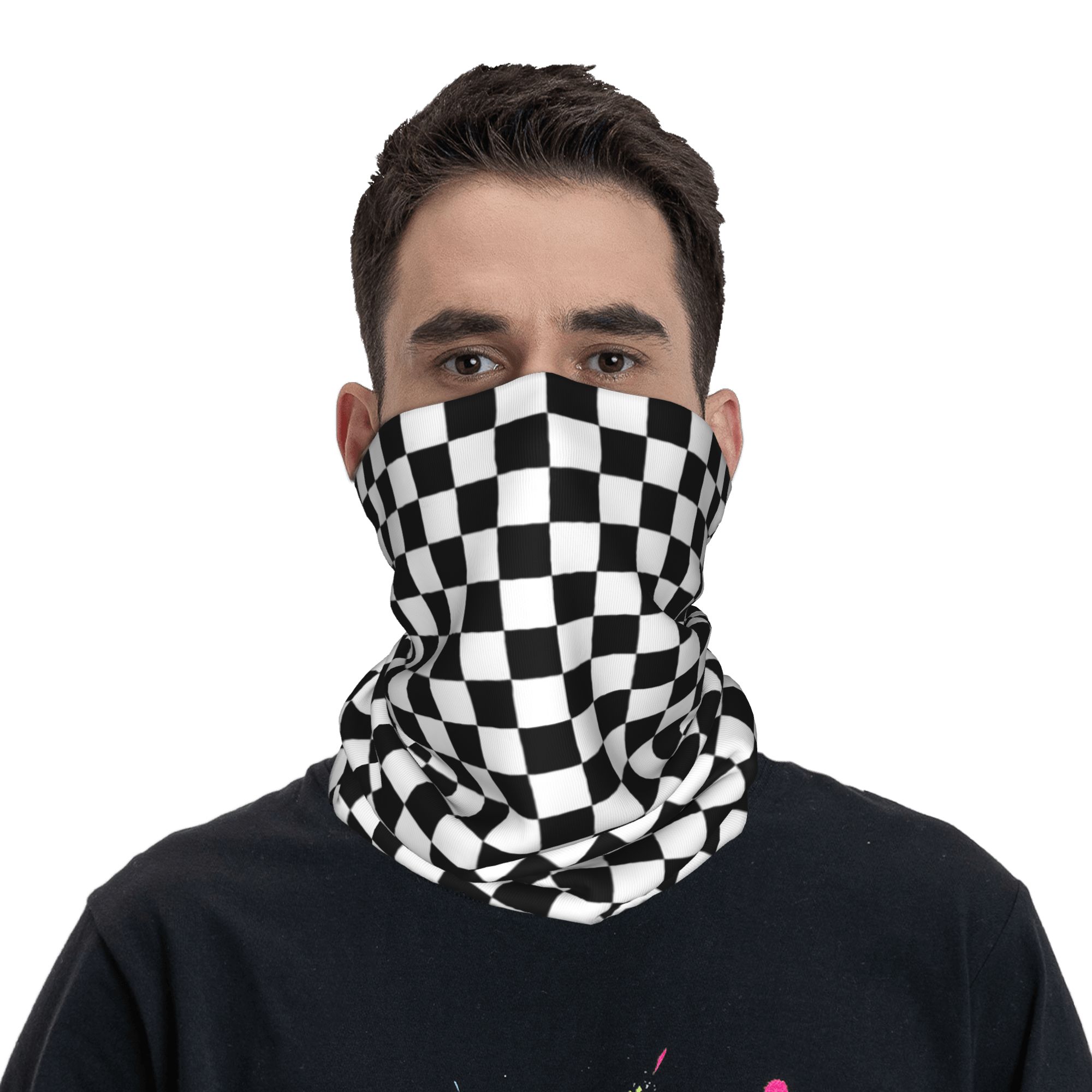Bandana a quadri bianchi e ner - Sports Mask Breathable recensione e prezzo